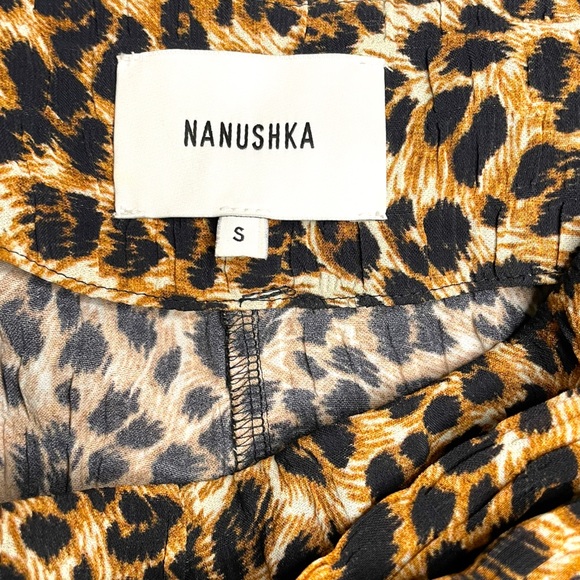 Nanushka - Luma Straight Leg Pant - Ocelot Print - Size S - Picture 7 of 8